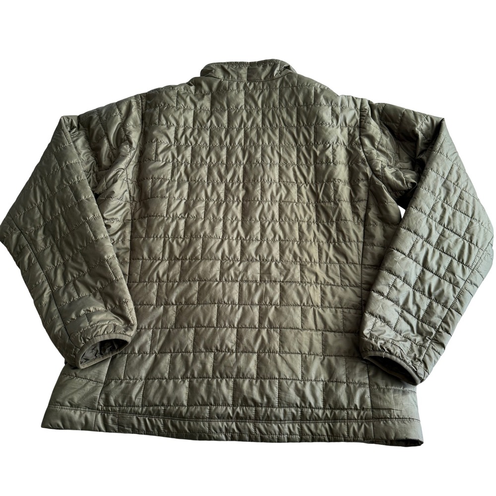Patagonia Nano Puff Lightweight Full Zip Primaloft Industrial Green Jacket XL - Picture 2 of 13